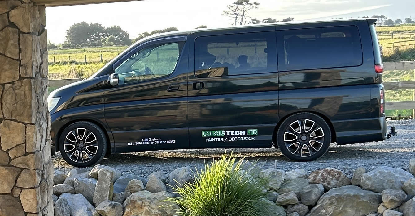 Company Vehicle Of Colour Tech Painters In Normanby South Taranaki NZ